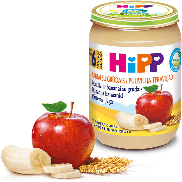 HiPP Organic Baby Weaning Food Bundle - 4 Jars