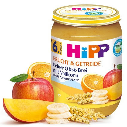 HiPP Organic Baby Weaning Food Bundle - 4 Jars-4