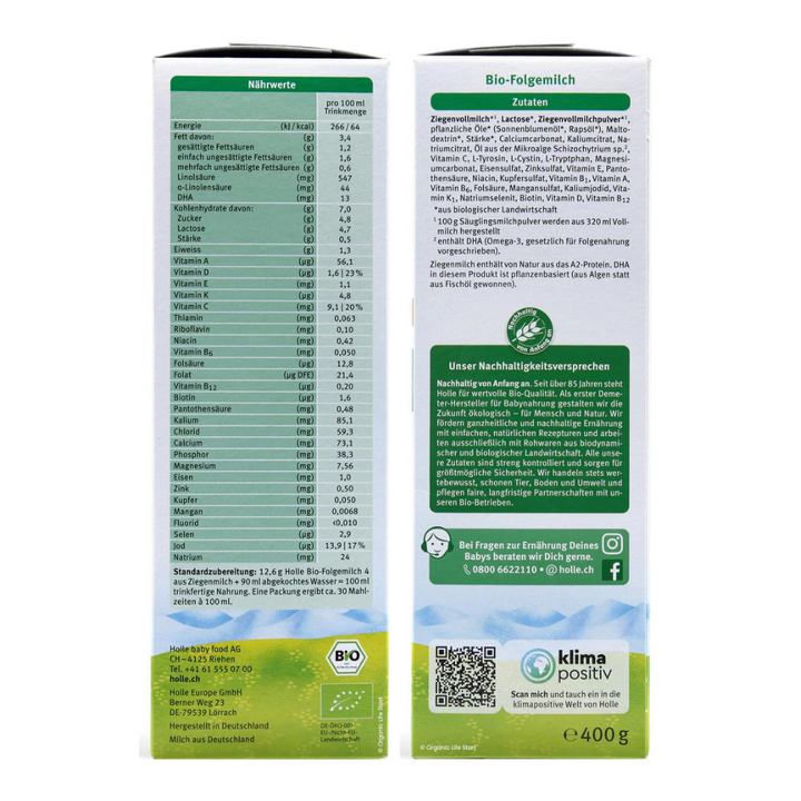 Holle Goat 4 - Holle Goat Milk Stage 4 Organic Baby Formula