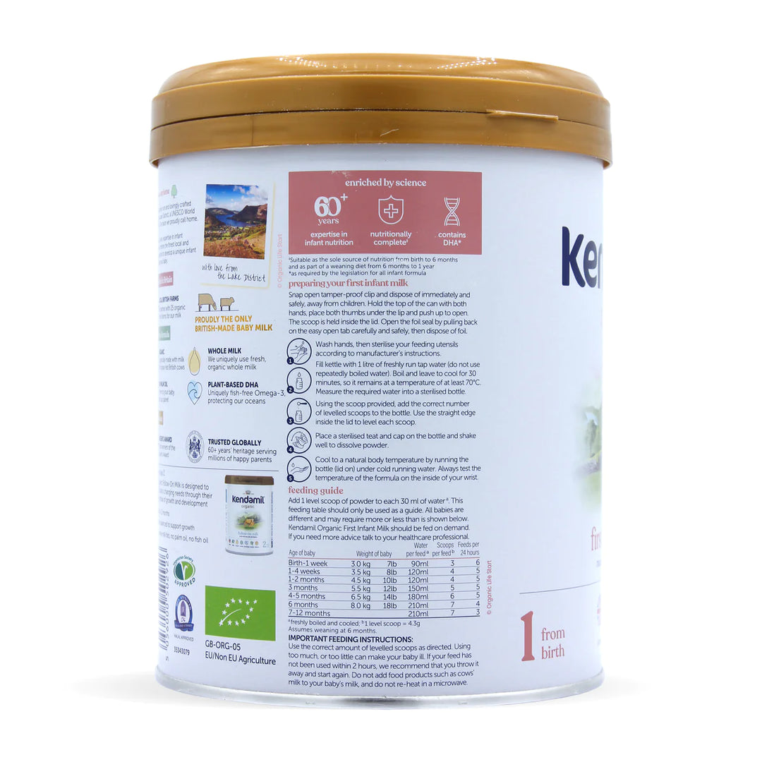 kendamil 1 organic cow