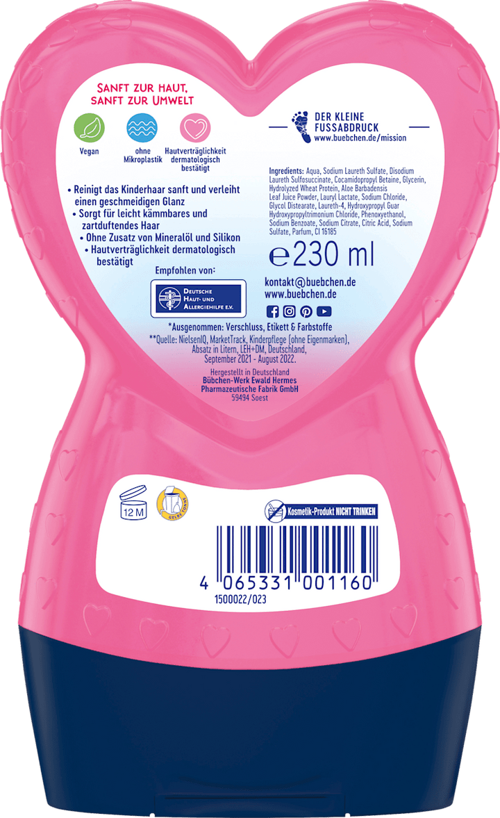Bübchen Children's Shampoo and Body Wash (Head to Toes)