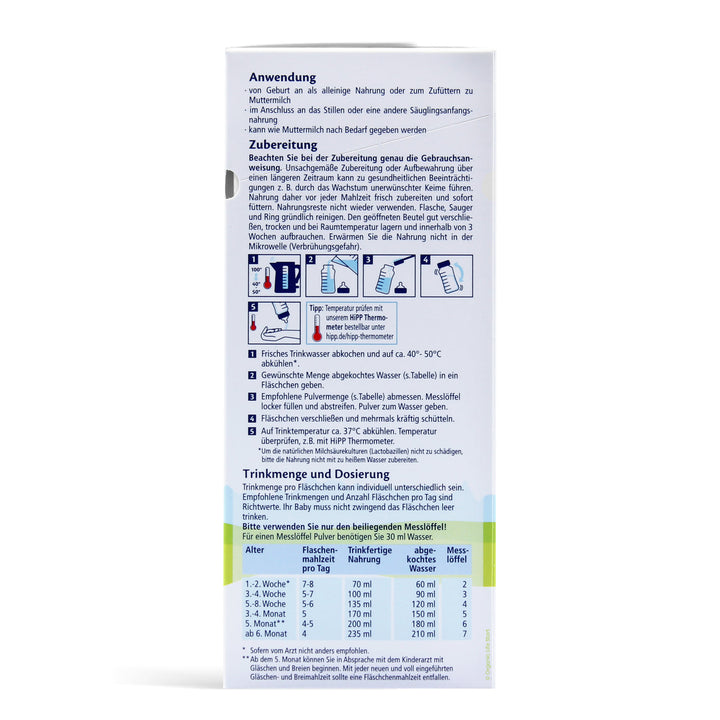 Hipp Stage Pre Bio Combiotic organic formula