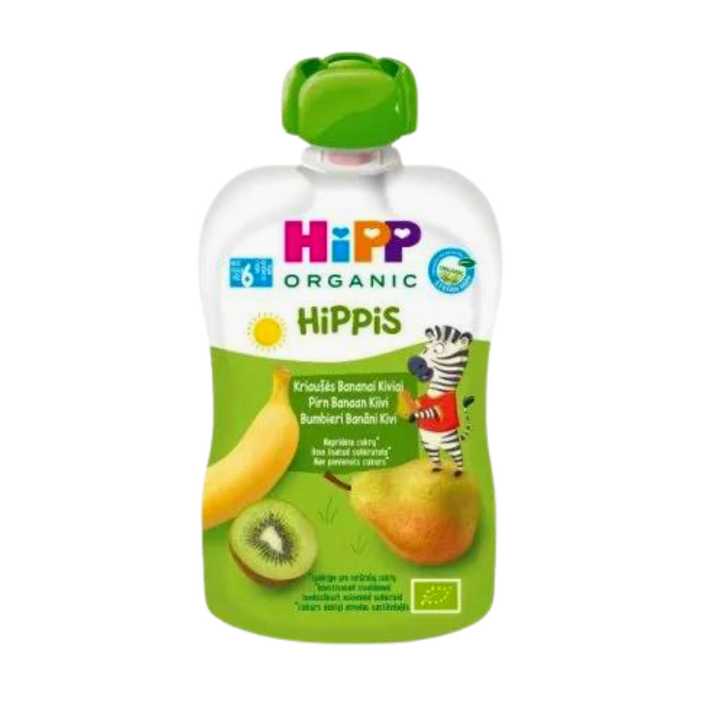 HiPP Hippis Kiwi In Pear Banana Puree Pouch