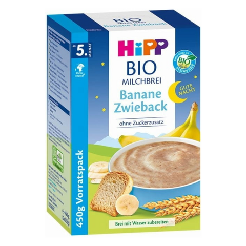 HiPP Organic Good-Night Porridge Banana Rusk - 450g
