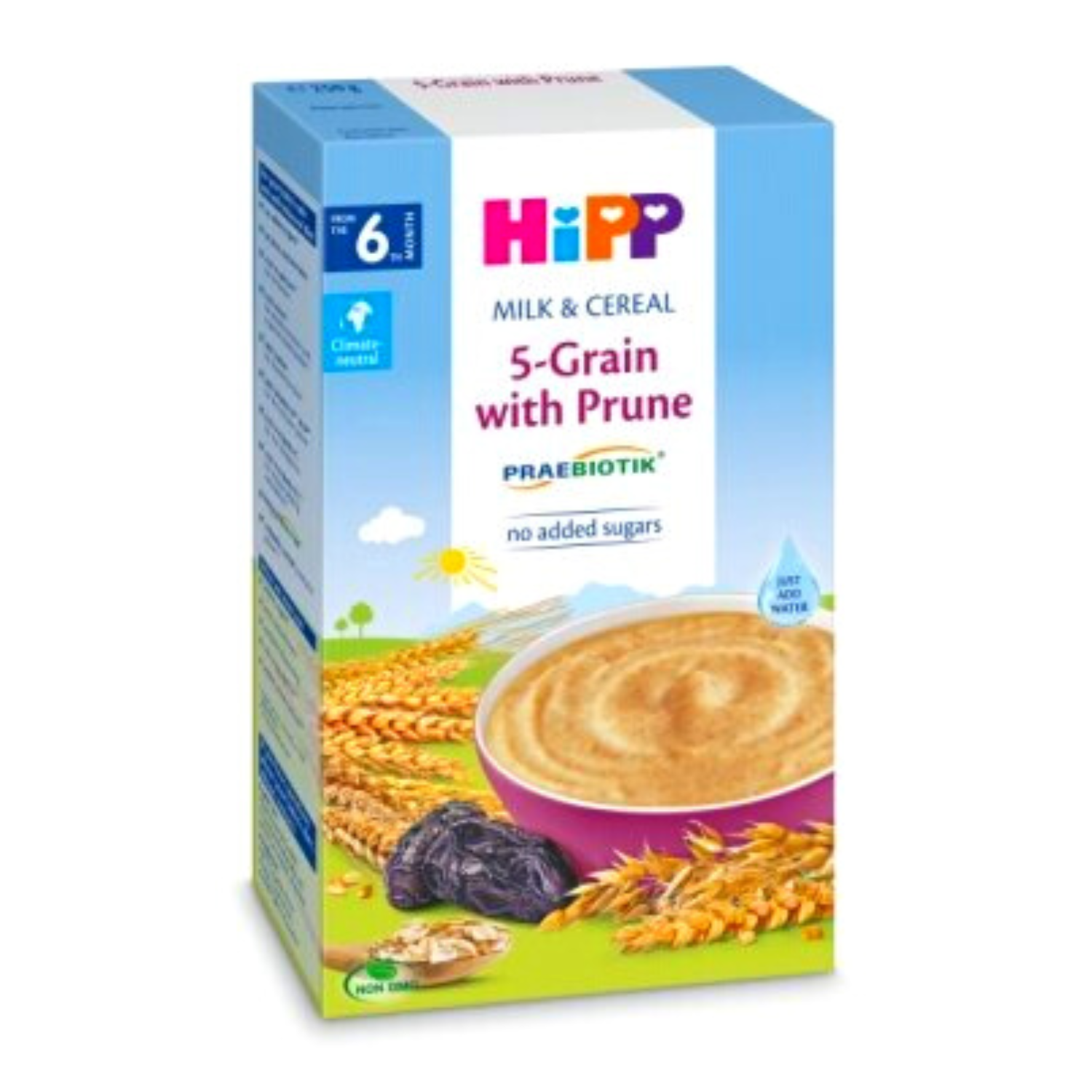 Hipp Organic 5 Grain with Prune Milk and Cereal