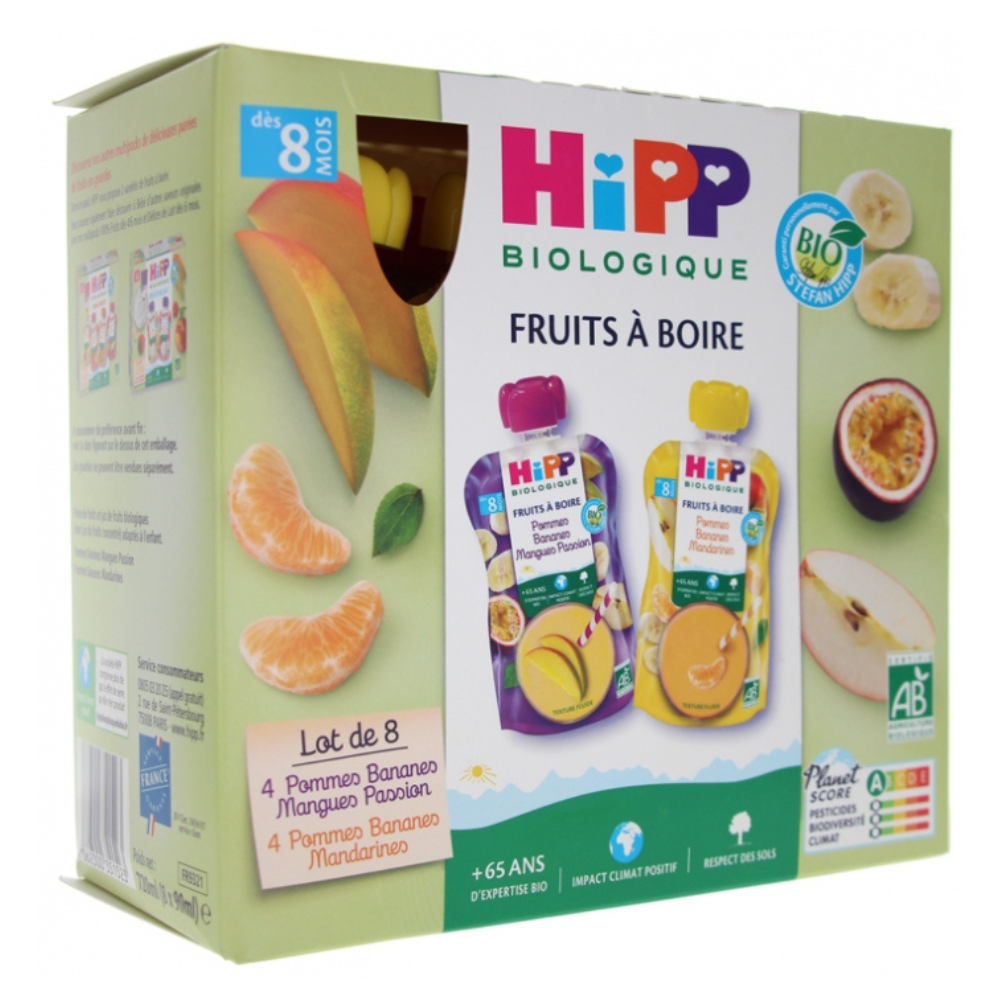 Hipp Organic Fruit Smoothy Pouch Variety Pack