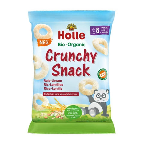 Holle Organic Crunchy Snack Rice Lentils - 25g