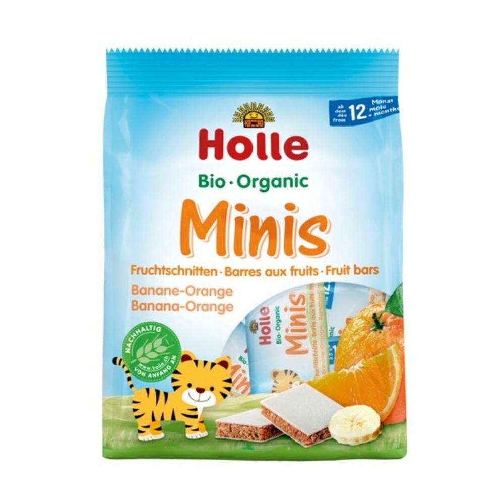 Holle Organic Fruit bar Minis - Banana-Orange - 8 Pieces