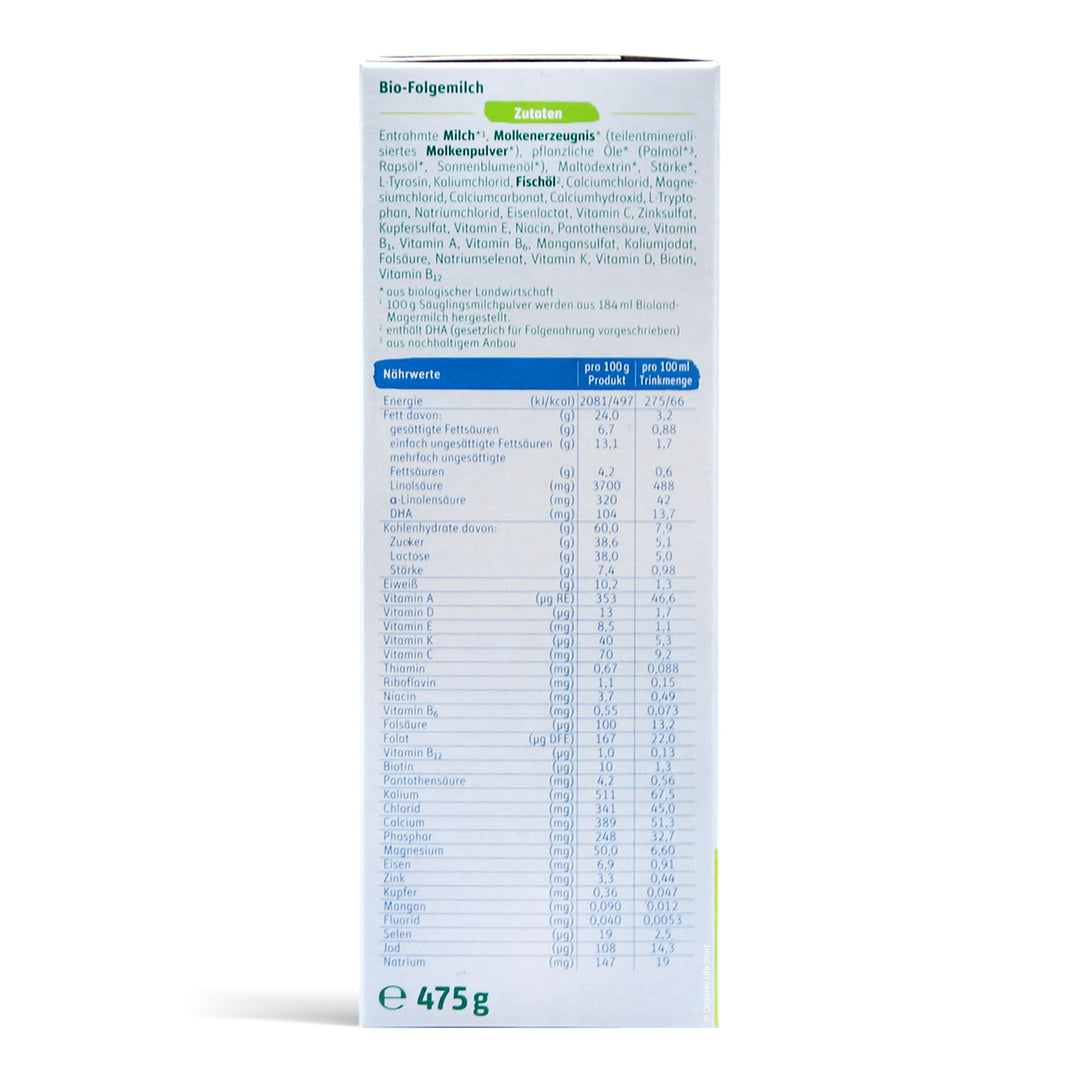 Lebenswert Organic baby Formula Stage 3